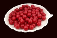 Бусины (клюквенный), 12мм, упак. 100гр