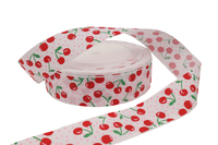 Репсовая лента с рисунком 