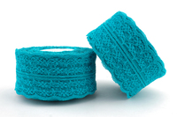 Кружево капрон (насыщенно-голубой), 45мм * 20 ярдов(+-1)