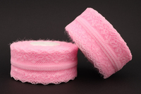 Кружево капрон (розовый), 40мм * 20 ярдов(+-1)