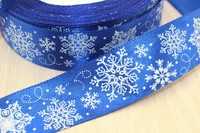 Атласная лента с рисунком 