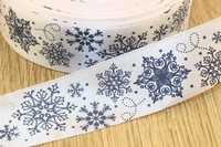 Атласная лента с рисунком 